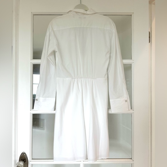 Vince White Button-Up Shirt Dress - Picture 5 of 9